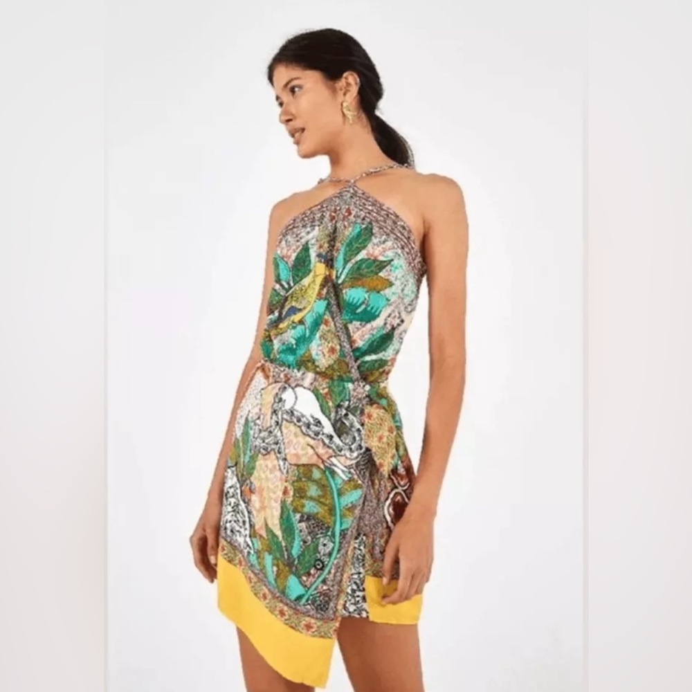 NWT Farm Rio Mini Wrap Dress Sz M by Anthropologie